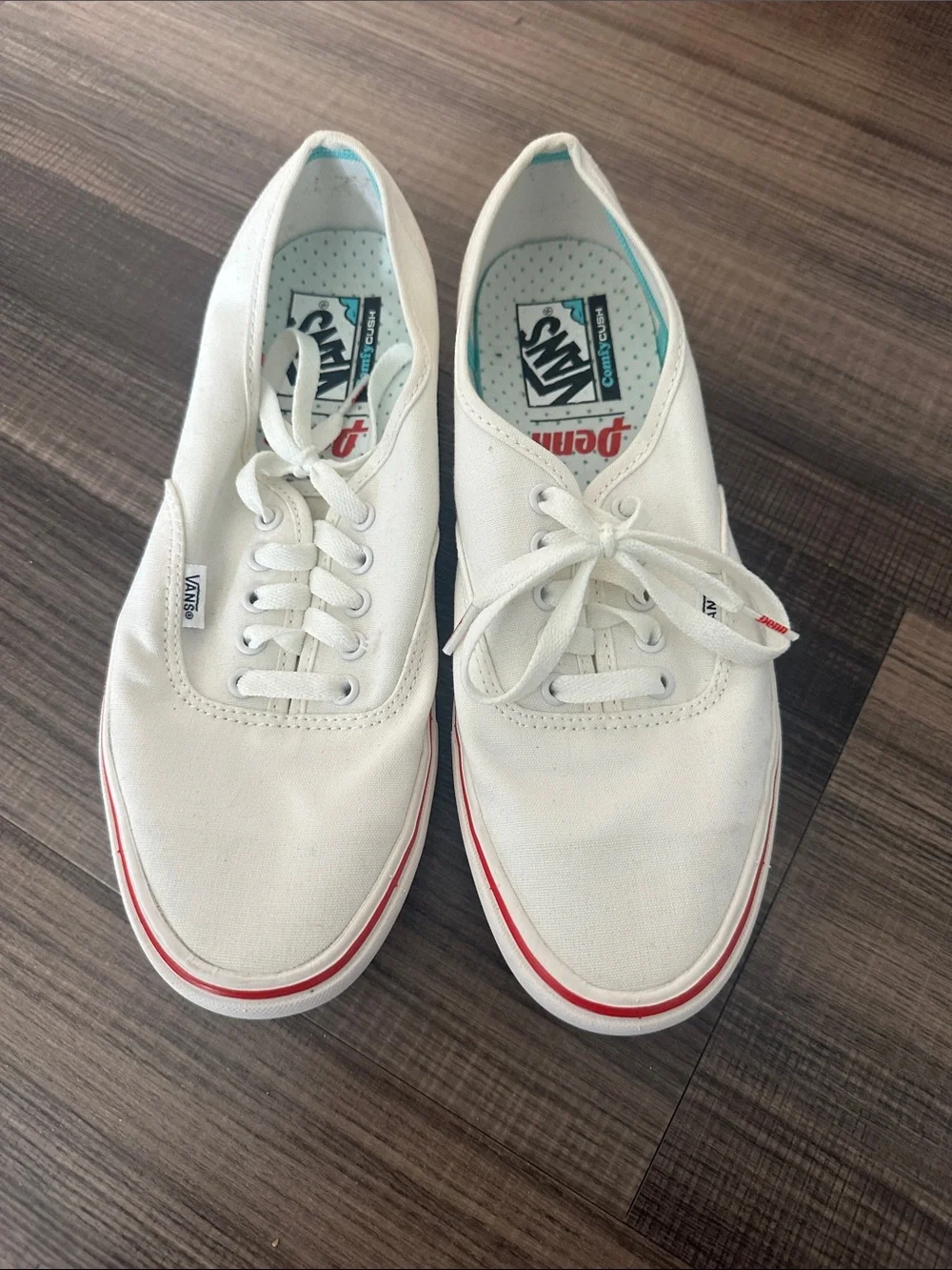 Vans Penn X ComfyCush 'Blanc De Blanc Red' Shoes